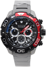 Load image into Gallery viewer, Invicta Commander TI-22 Titanium Men's 48mm Red Black Chrono Watch 49497-Klawk Watches