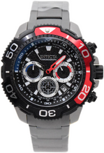 Load image into Gallery viewer, Invicta Commander TI-22 Titanium Men's 48mm Red Black Chrono Watch 49497-Klawk Watches