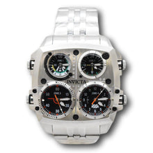Load image into Gallery viewer, Invicta Aviator Zulu 4-Time Zone Men's 50mm Large Silver Quartz Watch 49605