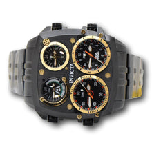 Load image into Gallery viewer, Invicta Aviator Zulu 4-Time Zone Triple Black Mens 50mm Large Quartz Watch 49606
