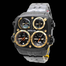 Load image into Gallery viewer, Invicta Aviator Zulu 4-Time Zone Triple Black Mens 50mm Large Quartz Watch 49606-Klawk Watches