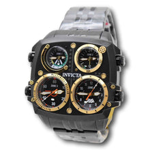 Load image into Gallery viewer, Invicta Aviator Zulu 4-Time Zone Triple Black Mens 50mm Large Quartz Watch 49606-Klawk Watches