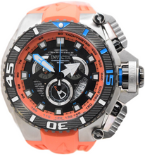 Load image into Gallery viewer, Invicta Sea Hunter Blockade Men's 57mm Flyback Chrono Watch Coral Orange 49626