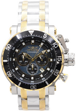 Load image into Gallery viewer, Invicta Coalition Forces Men's 52mm Black Pearl Dial Two-Tone Chrono Watch 49754-Klawk Watches