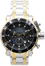 Load image into Gallery viewer, Invicta Coalition Forces Men's 52mm Black Pearl Dial Two-Tone Chrono Watch 49754-Klawk Watches