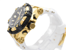 Load image into Gallery viewer, Invicta Bolt Surge Men's 52mm White Silicone Gold Chronograph Watch 49806-Klawk Watches