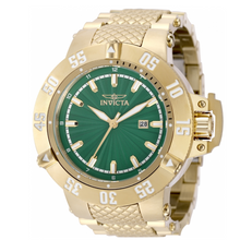 Load image into Gallery viewer, Invicta Subaqua Noma III Men's 50mm Gold Green Dial Quartz Watch 500M WR 50050-Klawk Watches