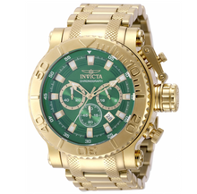 Load image into Gallery viewer, Invicta Coalition Forces Double Gold Men's 52mm Green Dial Chrono Watch 50116-Klawk Watches