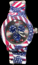Load image into Gallery viewer, Invicta Pro Diver Exclusive Aqua Plated American Flag Stars Stripes Watch 50208-Klawk Watches