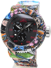 Load image into Gallery viewer, Invicta Pro Diver Exclusive NeoArt Flux Graffiti Plating 52mm Quartz Watch 50212-Klawk Watches