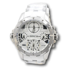 Load image into Gallery viewer, Invicta Coalition Forces Sniper Mens 50mm 4-Time Zone White Military Watch 50217