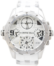 Load image into Gallery viewer, Invicta Coalition Forces Sniper Mens 50mm 4-Time Zone White Military Watch 50217