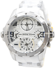 Load image into Gallery viewer, Invicta Coalition Forces Sniper Mens 50mm 4-Time Zone White Military Watch 50217