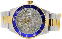 Load image into Gallery viewer, Invicta Pro Diver Pave Crystal Gold Two Tone Japan Automatic 43mm Watch 50283
