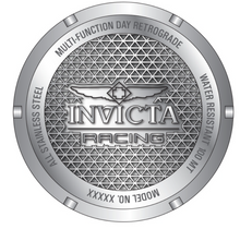 Load image into Gallery viewer, Invicta Racing Men's 52mm Retrograde Day / Date Blue Dial Stainless Watch 50294