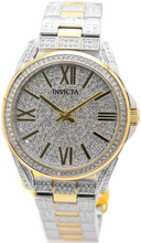 Load image into Gallery viewer, Invicta Celestial Lux Men's 45mm Gold Pave 476 Crystals Quartz Watch 50298-Klawk Watches