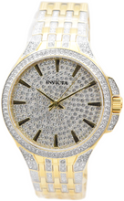 Load image into Gallery viewer, Invicta Celestial Lux Men's 43mm Gold Pave 427 Crystals Quartz Watch 50300-Klawk Watches