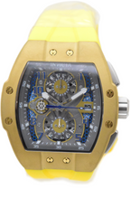Load image into Gallery viewer, Invicta Racing Gold Circuit Men's 47mm Skeleton Dial Yellow Chrono Watch 50414-Klawk Watches