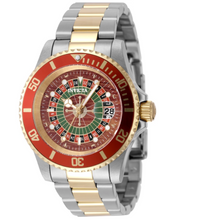 Load image into Gallery viewer, Invicta Pro Diver House of Cards Roulette 40mm Red Dial Two Tone Quartz Watch-Klawk Watches