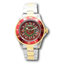 Load image into Gallery viewer, Invicta Pro Diver House of Cards Roulette 40mm Red Dial Two Tone Quartz Watch-Klawk Watches