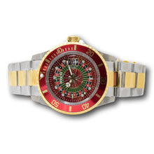 Load image into Gallery viewer, Invicta Pro Diver House of Cards Roulette 40mm Red Dial Two Tone Quartz Watch