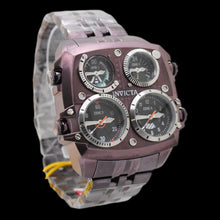 Load image into Gallery viewer, Invicta Aviator Zulu 4-Time Zone Smoky Plum Men's 50mm Large Quartz Watch 50660