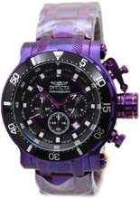 Load image into Gallery viewer, Invicta Coalition Forces Men's 52mm Dark Purple Chronograph Watch 50766 Rare-Klawk Watches