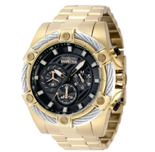 Load image into Gallery viewer, Invicta Bolt Cable Valkir Black Gold Men's 52mm Quartz Chronograph Watch 69799