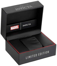 Load image into Gallery viewer, Invicta Box Black Marvel Limited Edition Invicta Box - Empty Watch Box for Gift-Klawk Watches