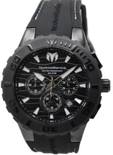 Load image into Gallery viewer, TechnoMarine Cruise Medusa Men's 44mm Triple Black Chronograph Watch TM-115081-Klawk Watches