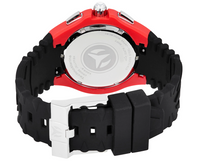 Load image into Gallery viewer, TechnoMarine Cruise JellyFish Men's 46mm Red Weave Dial Chrono Watch TM-115113-Klawk Watches