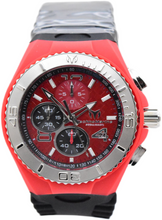 Load image into Gallery viewer, TechnoMarine Cruise JellyFish Men's 46mm Red Weave Dial Chrono Watch TM-115113-Klawk Watches