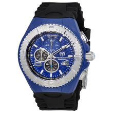 Load image into Gallery viewer, TechnoMarine Cruise JellyFish Men's 46mm Blue Weave Dial Chrono Watch TM-115114-Klawk Watches