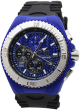 Load image into Gallery viewer, TechnoMarine Cruise JellyFish Men's 46mm Blue Weave Dial Chrono Watch TM-115114-Klawk Watches