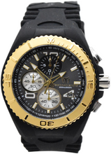 Load image into Gallery viewer, TechnoMarine Cruise JellyFish Mens 46mm Black & Gold Chronograph Watch TM-115149-Klawk Watches