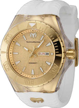 Load image into Gallery viewer, TechnoMarine Cruise Monogram Gold Dial Men’s 48mm White Sport Watch TM-122014-Klawk Watches