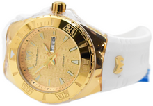 Load image into Gallery viewer, TechnoMarine Cruise Monogram Gold Dial Men’s 48mm White Sport Watch TM-122014