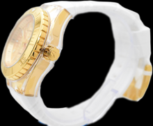 Load image into Gallery viewer, TechnoMarine Cruise Monogram Gold Dial Men’s 48mm White Sport Watch TM-122014