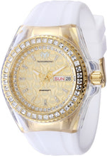 Load image into Gallery viewer, TechnoMarine Cruise Monogram Gold Women’s 40mm Crystal Quartz Watch TM-125040