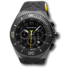Load image into Gallery viewer, Technomarine Ocean Manta Men's 48mm Black Silicone Chronograph Watch TM-215069-Klawk Watches