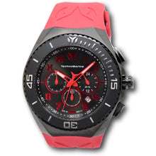 Load image into Gallery viewer, Technomarine Ocean Manta Men's 48mm Gunmetal & Red Chronograph Watch TM-220020