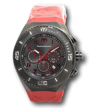 Load image into Gallery viewer, Technomarine Ocean Manta Men's 48mm Gunmetal & Red Chronograph Watch TM-220020