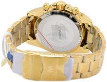 Load image into Gallery viewer, TechnoMarine Grand Manta Ray Mens 47mm Black Gold Quartz Chrono Watch TM-220131-Klawk Watches