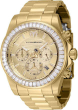 Load image into Gallery viewer, TechnoMarine Manta Ray Mens 42mm 48 Crystals Triple Gold Chrono Watch TM-222004-Klawk Watches