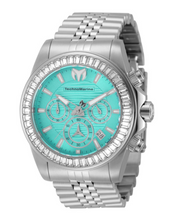 Load image into Gallery viewer, TechnoMarine Manta Ray Luxe Men's 42mm 48 Crystals Blue Chrono Watch TM-225015-Klawk Watches