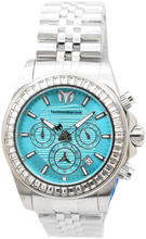 Load image into Gallery viewer, TechnoMarine Manta Ray Luxe Men's 42mm 48 Crystals Blue Chrono Watch TM-225015-Klawk Watches