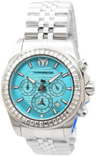 Load image into Gallery viewer, TechnoMarine Manta Ray Luxe Men's 42mm 48 Crystals Blue Chrono Watch TM-225015-Klawk Watches