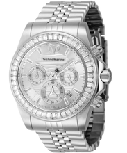 Load image into Gallery viewer, TechnoMarine Manta Ray Luxe Men's 42mm Silver Crystals Chrono Watch TM-222016-Klawk Watches