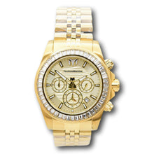 Load image into Gallery viewer, TechnoMarine Manta Ray Mens 42mm 48 Crystals Triple Gold Chrono Watch TM-222020