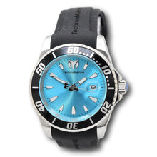 Load image into Gallery viewer, TechnoMarine Sea Manta 42mm Turquoise Blue Silicone Sport Quartz Watch TM-224002